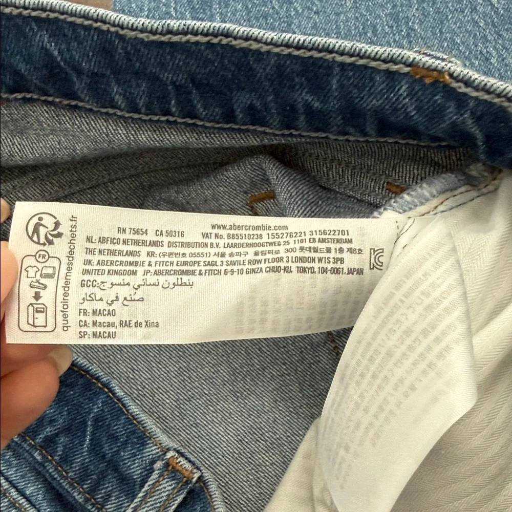 Abercrombie & Fitch - the 90s straight - Ultra High Rise Jeans- 14L - Picture 4 of 6